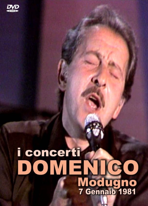 DOMENICO MODUGNO - CONCIERTO EN VIVO 1981