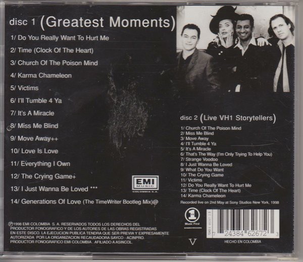 CULTURE CLUB - GRANDES MOMENTOS - Imagen 2