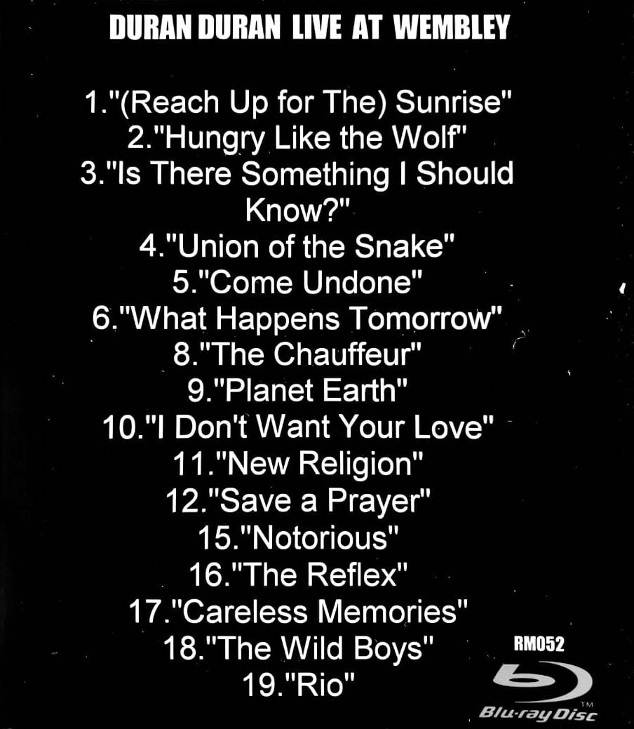 DURAN DURAN - A PRIVATE JET AT WEMBLEY - Imagen 2