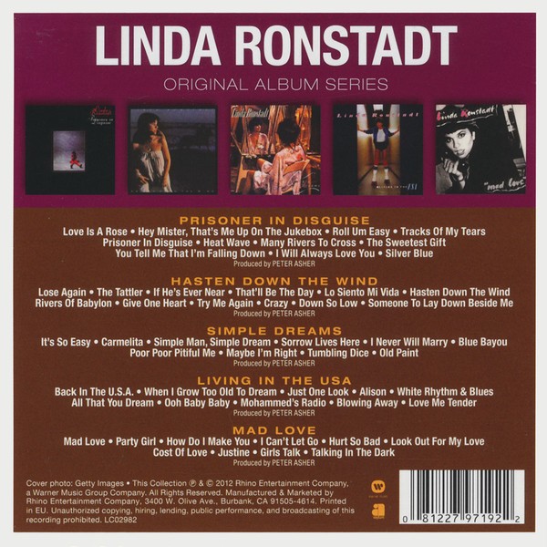 LINDA RONSTADT - ORIGINAL ALBUM SERIES - Imagen 2