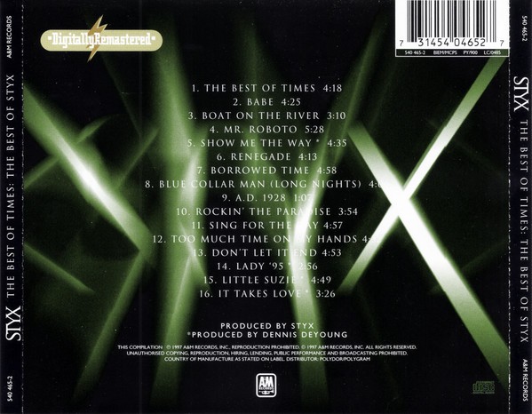 STYX - THE BEST OF TIME - THE BEST OF STYX - Imagen 2