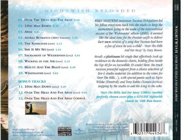 NIGHTWISH - OVER THE HILLS AND FAR AWAY - Imagen 2