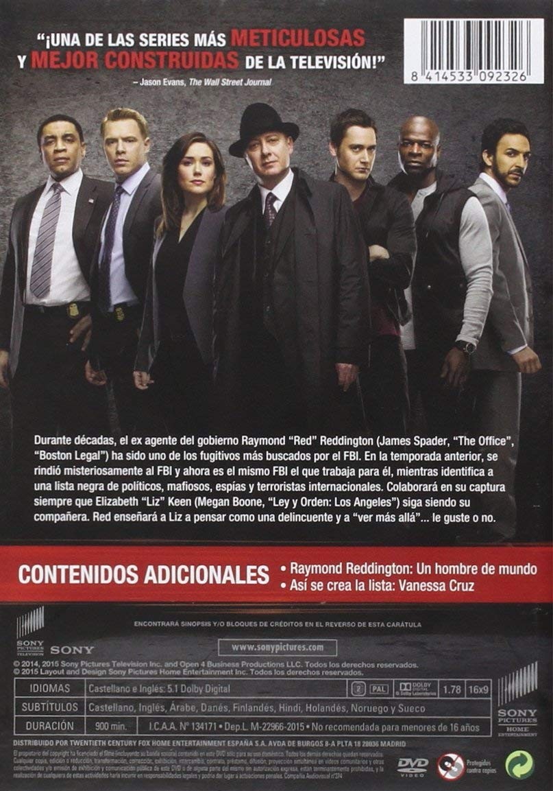 BLACKLIST - 2 SEASON - Imagen 2