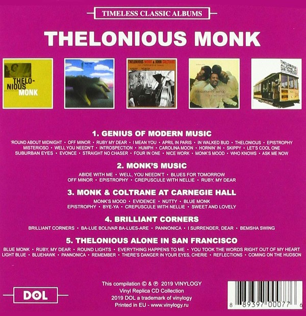 THELONIOUS MONK - TIMELESS CLASSIC ALBUMS - THE GENIUS ! - Imagen 2