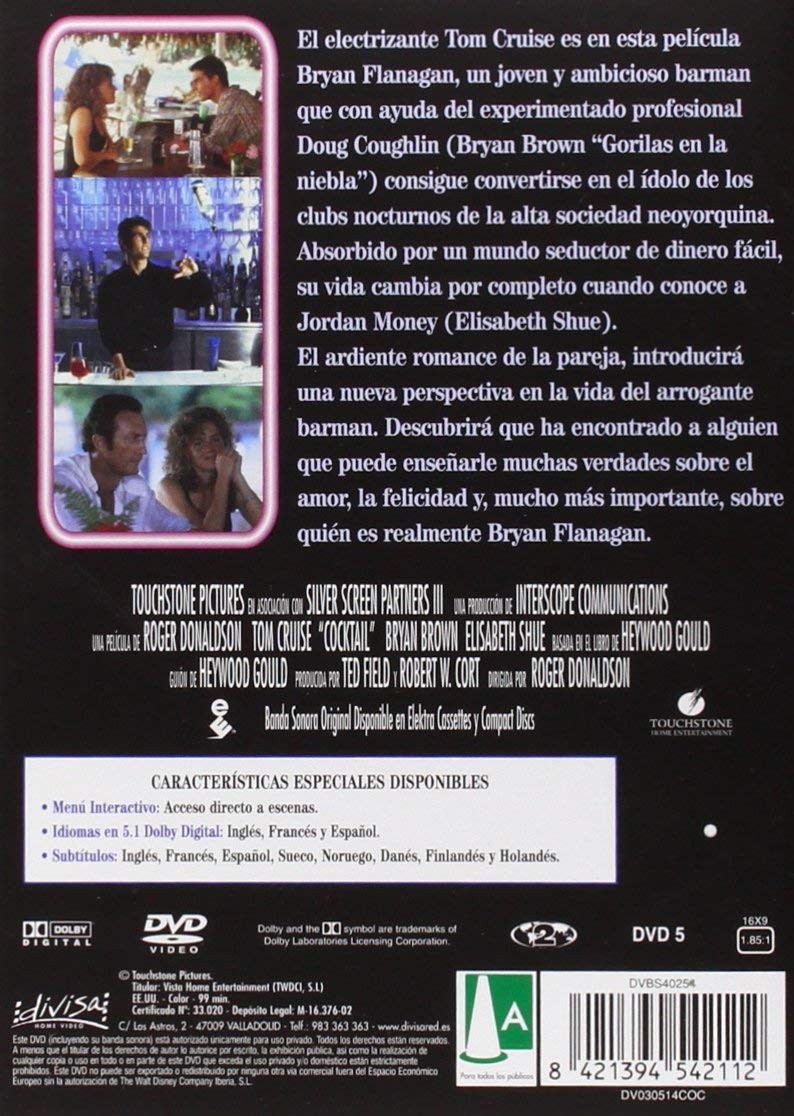 COCKTAIL - TOM CRUISE - Imagen 2