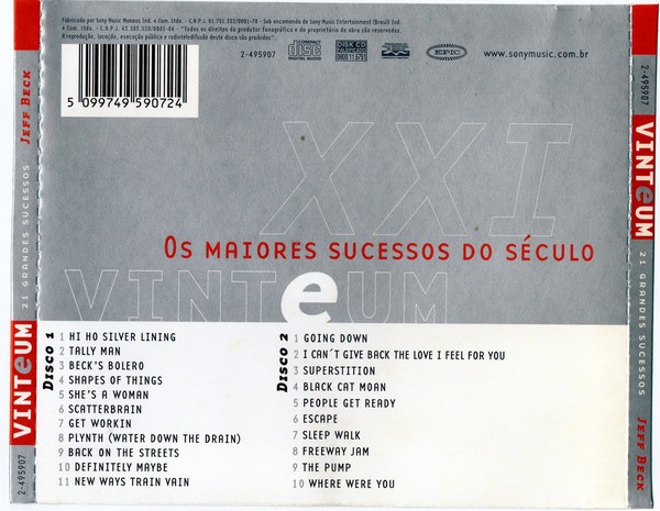 JEFF BECK - 21 GRANDES EXITOS - Imagen 2