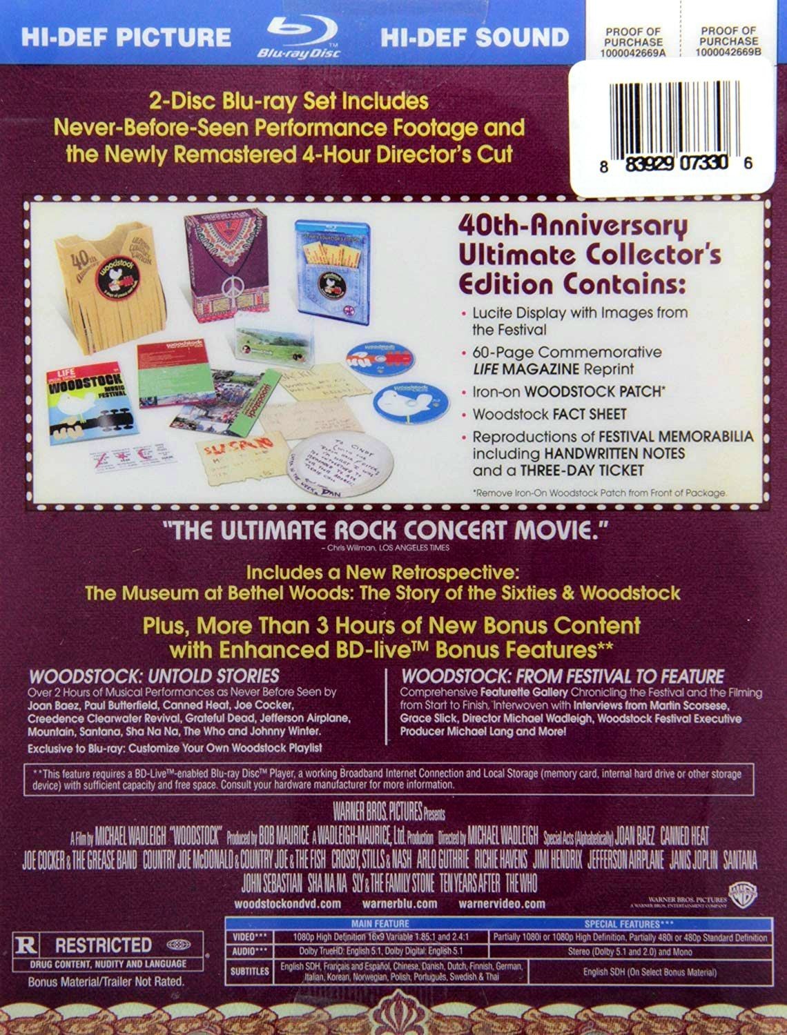 WOODSTOCK - ULTIMATE COLLECTOR EDITION - 40th ANNIVERSARY - Imagen 3