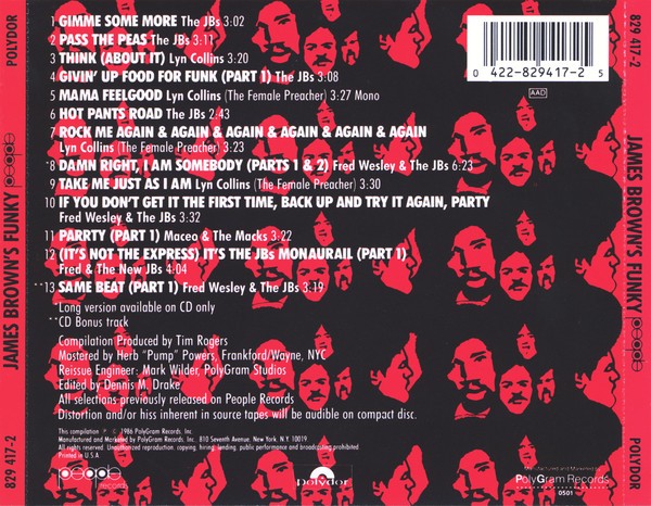 JAMES BROWN FUNKY PEOPLE - VARIOS ARTISTAS - Imagen 2