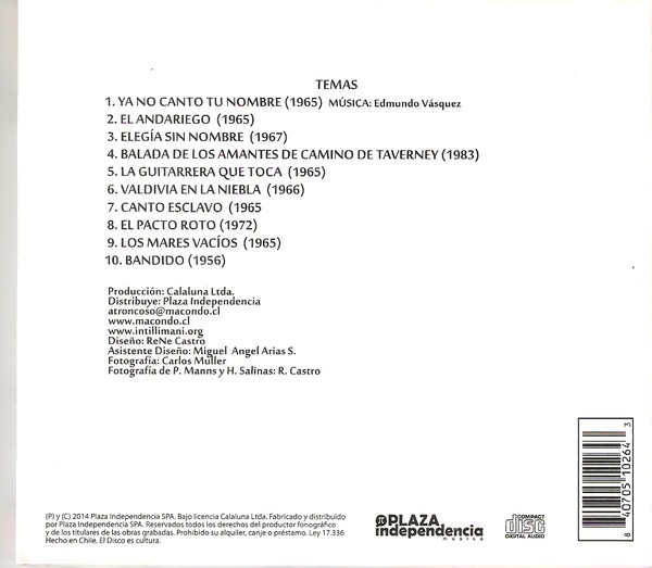 INTI ILLIMANI HISTORICO - CANTA A MANNS - Imagen 2