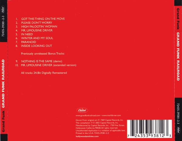 GRAND FUNK RAILROAD - GRAND FUNK - Imagen 2