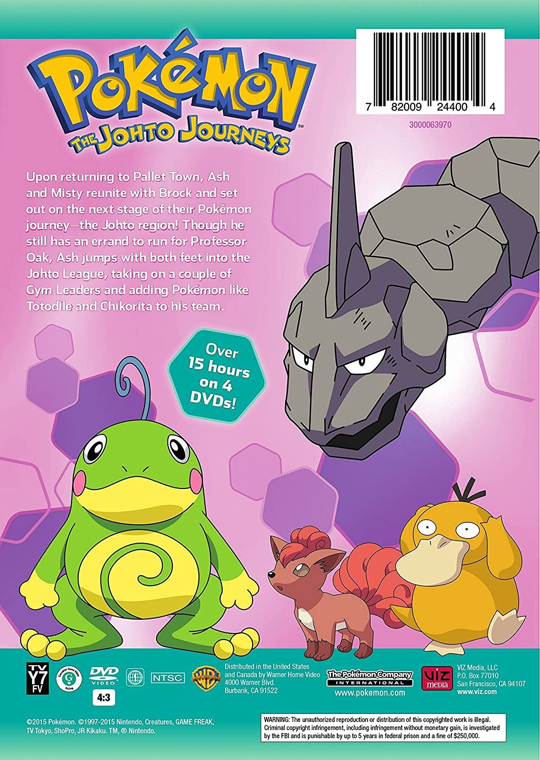 POKEMON - THE JOHTO JOURNEYS - THE COMPLETE COLLECTION - Imagen 2