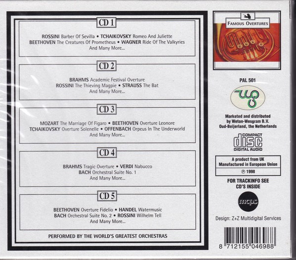 FAMOUS OVERTURES - VARIOS ARTISTAS - Imagen 2