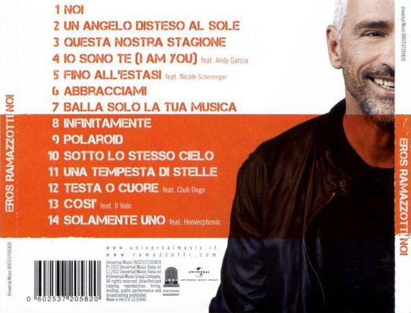 EROS RAMAZZOTTI - NOI - Imagen 2