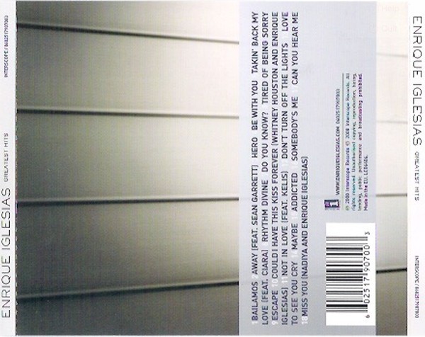 ENRIQUE IGLESIAS - GREATEST HITS - Imagen 2