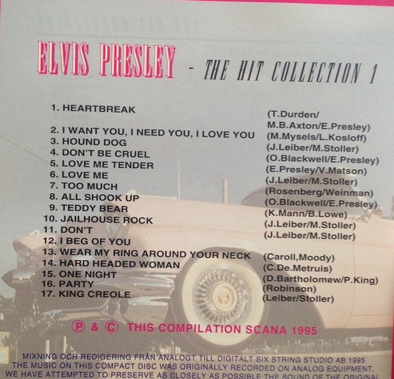 ELVIS PRESLEY - THE HIT COLLECTION 1 - Imagen 2