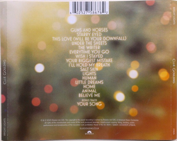 ELLIE GOULDING - BRIGHT LIGHTS - Imagen 2