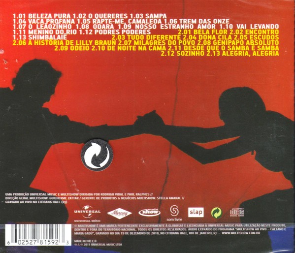 CAETANO VELOSO E MARIA GADU - MULTISHOW AO VIVO - Imagen 2