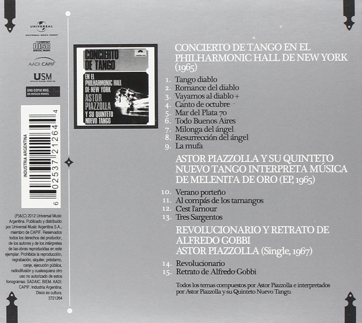 ASTOR PIAZZOLLA - COMPLETO EN PHILIPS Y POLYDOR VOL 2 - Imagen 2