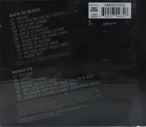 AMY WINEHOUSE - BACK TO BLACK - Imagen 2