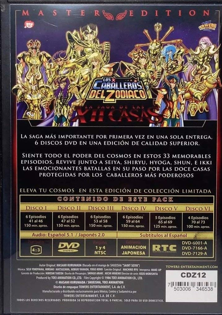 LOS CABALLEROS DEL ZODIACO - LA SAGA DE LAS XII CASAS - Imagen 2