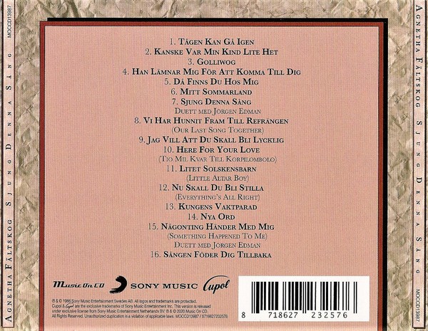 AGNETHA FALTSKOG - SJUNG DENNA SANG - ABBA - Imagen 2