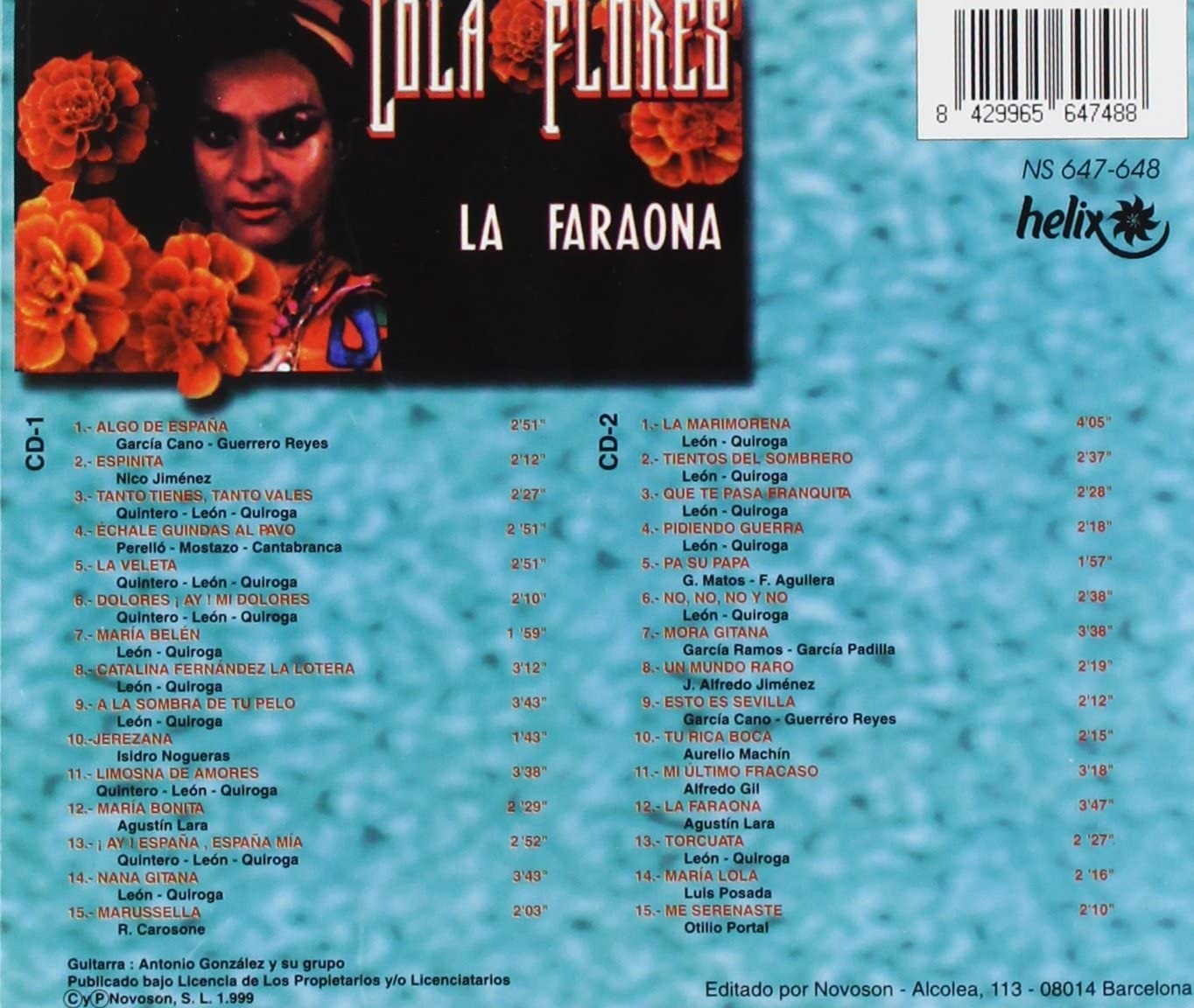 LOLA FLORES - SUS 30 MEJORES EXITOS - Imagen 2