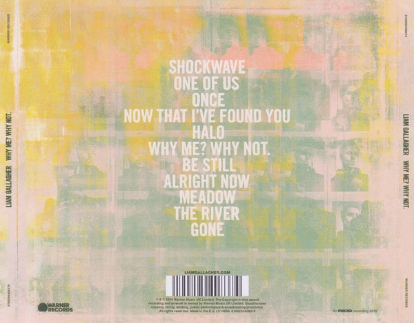 LIAM GALLAGUER - WHY ME WHY NOT - Imagen 2