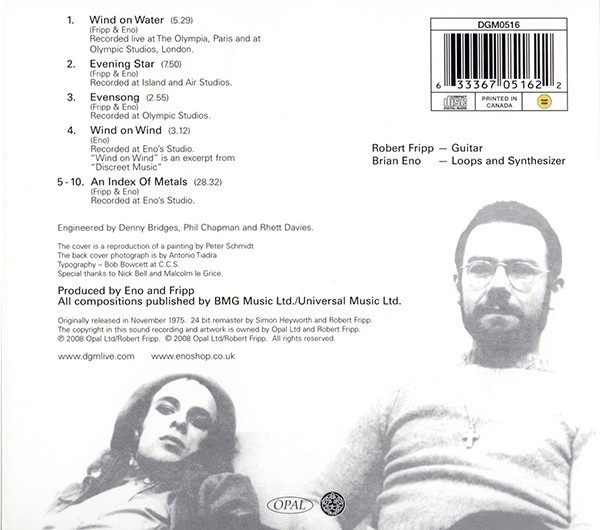 FRIPP & ENO - EVENING STAR - Imagen 2