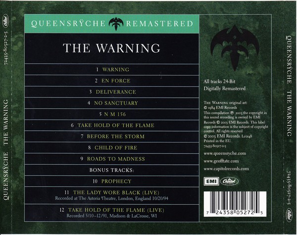 QUEENSRYCHE - THE WARNING - Imagen 2