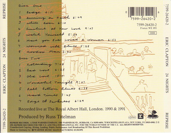 ERIC CLAPTON - 24 NIGHTS - Imagen 2