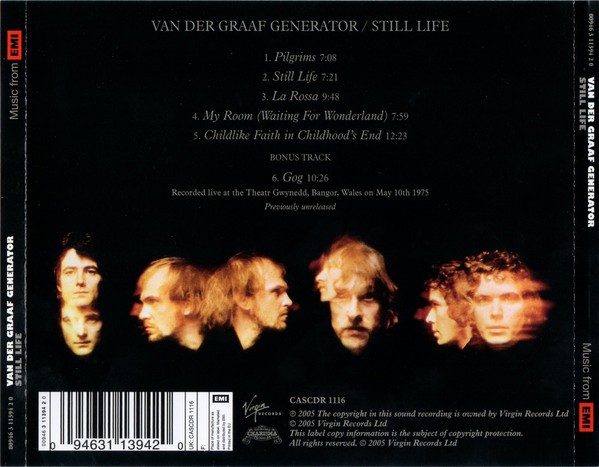 VAN DER GRAAF GENERATOR - STILL LIFE - Imagen 2