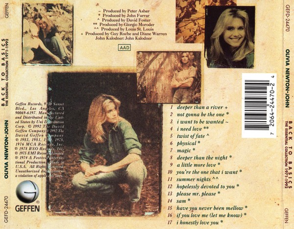 OLIVIA NEWTON-JOHN – THE ESSENTIAL COLLECTION 1971-1992 - Imagen 2