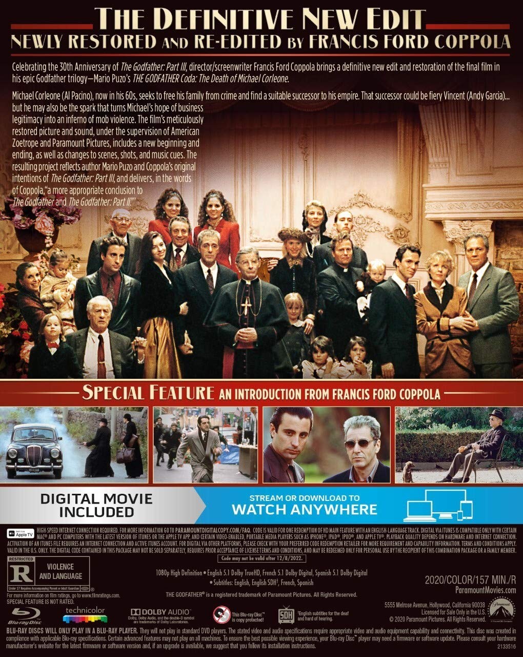 THE GODFATHER CODA - THE DEATH OF MICHAEL CORLEONE - Imagen 2