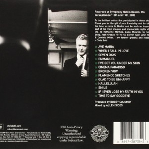 CHRIS BOTTI - CHRIS BOTTI IN BOSTON