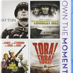 PATTON / THE LONGEST DAY / THE SAND PEBBLES / TORA ! TORA ! TORA !