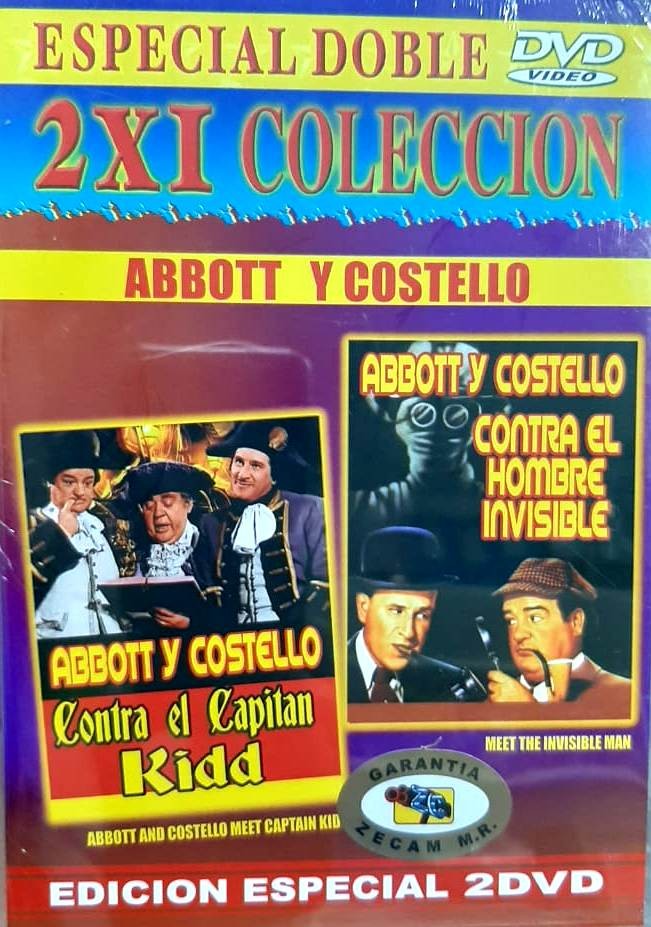 ABBOTT Y COSTELLO - CONTRA EL CAPITAN KID / CONTRA EL HOMBRE INVISIBLE