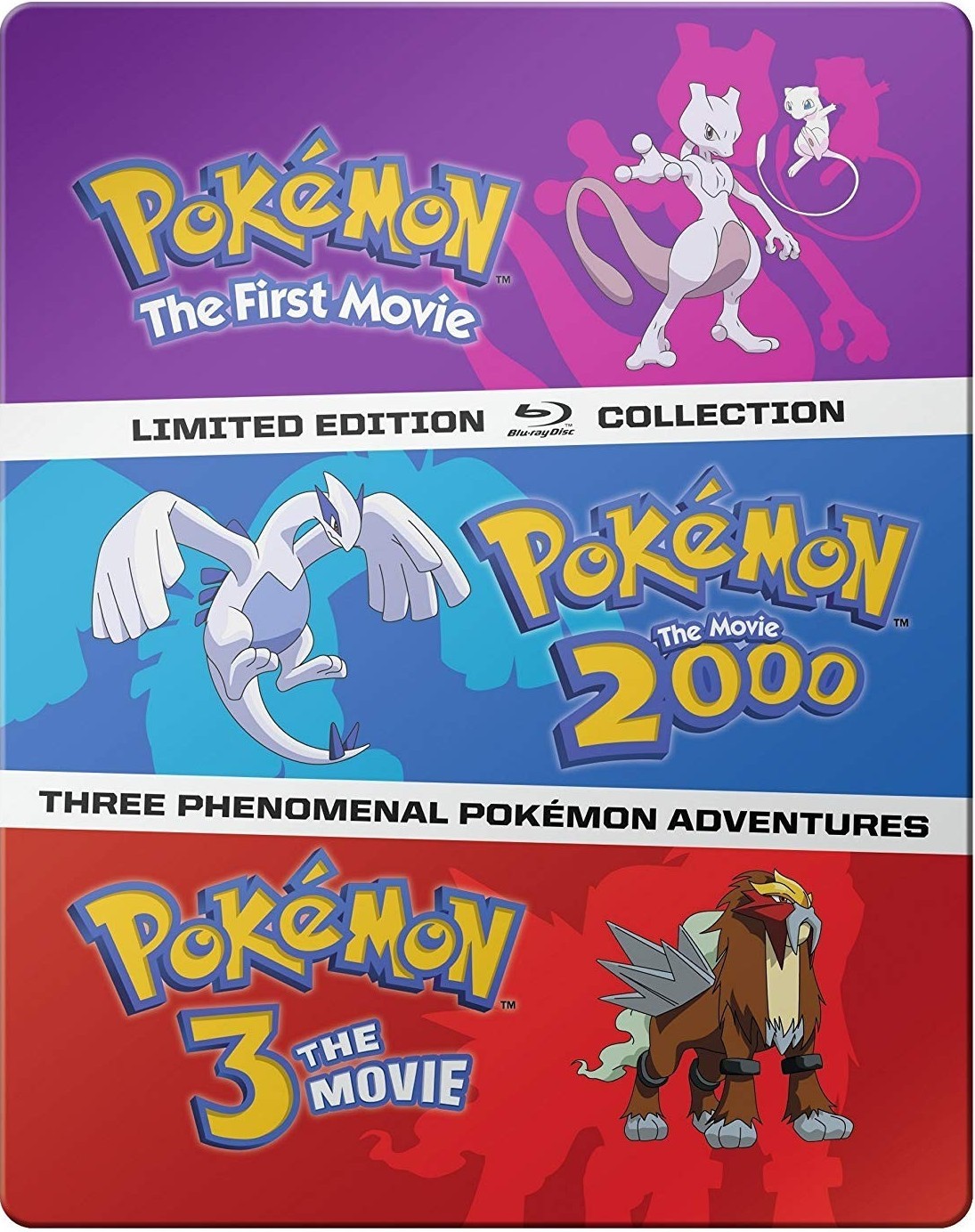 POKEMON - THE FIRST MOVIE / POKEMON THE MOVIE 2000 / POKEMON 3 - THE MOVIE