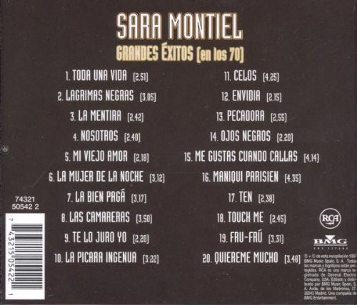 SARA MONTIEL - GRANDES EXITOS - Imagen 2