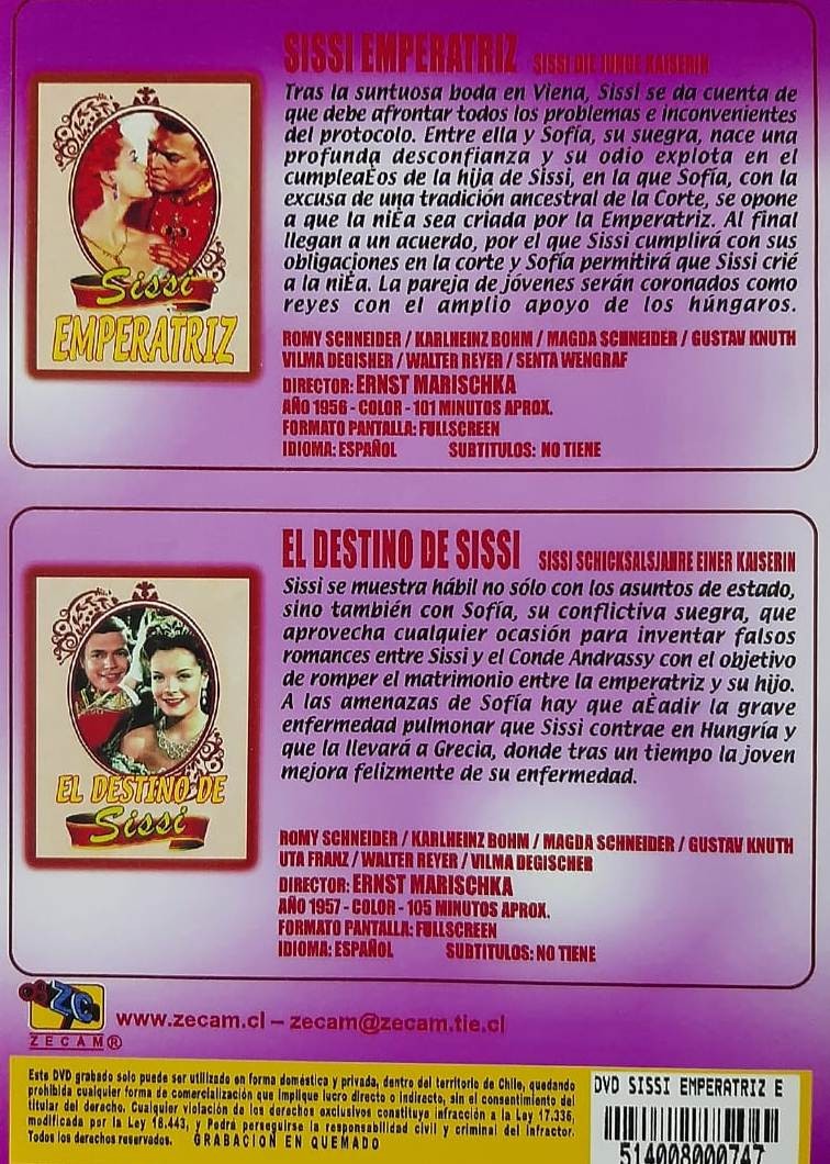 SISSI EMPERATRIZ / EL DESTINO DE SISSI - Imagen 2