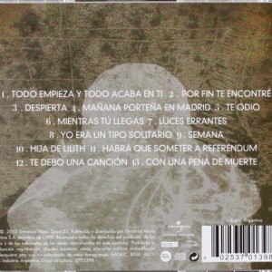 ISMAEL SERRANO - TODO EMPIEZA Y TODO ACABA EN TI