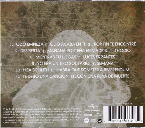 ISMAEL SERRANO - TODO EMPIEZA Y TODO ACABA EN TI