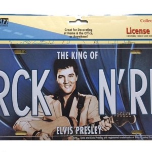 LICENSE PLATES - THE KING OF RCK N RL ELVIS PRESLEY