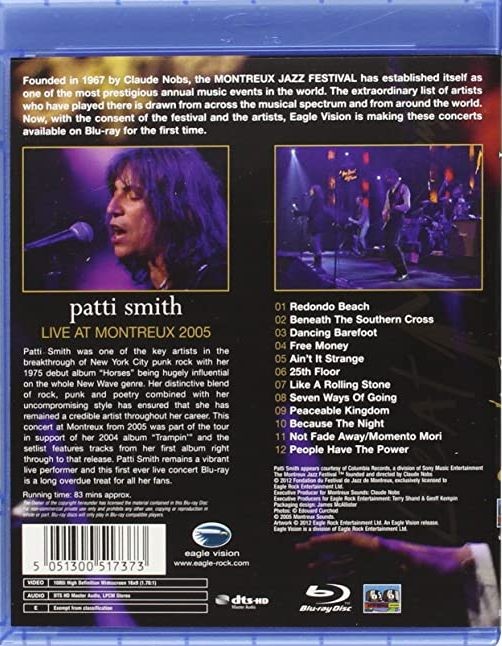 PATTI SMITH - LIVE AT MONTREUX 2005 - Imagen 2