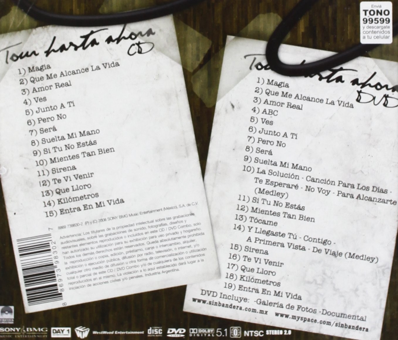 SIN BANDERA - TOUR HASTA NUNCA - Imagen 2