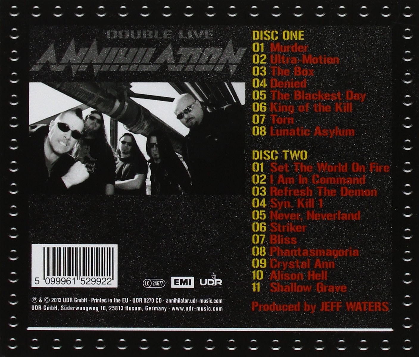 ANNIHILATOR – DOUBLE LIVE ANNIHILATION - Imagen 2