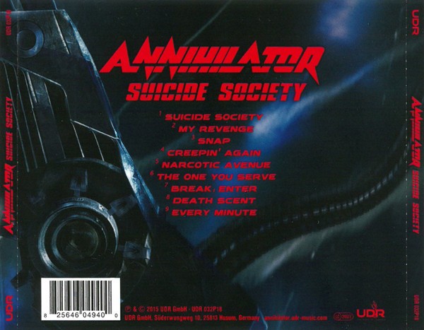 ANNIHILATOR - SUICIDE SOCIETY - Imagen 2