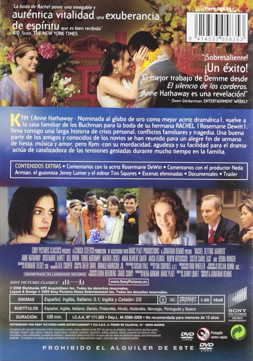 LA BODA DE RACHEL - Imagen 2