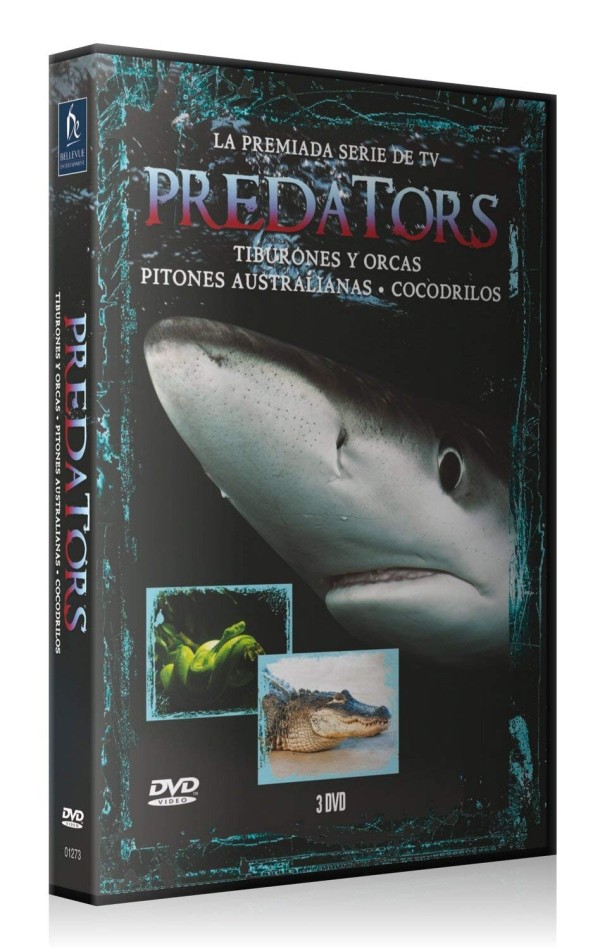 PREDATORS TIBURONES Y ORCAS / PITONES AUSTRALIANAS / COCODRILOS