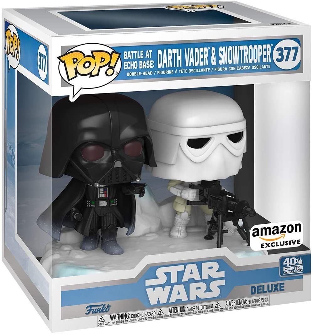 Pop! 377: Star Wars / Battle at echo base - Darth Vader & Snowtrooper - Imagen 2