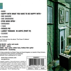 KING CRIMSON - HAPPY WITH WHAT YOU HAVE TO BE HAPPY WITH